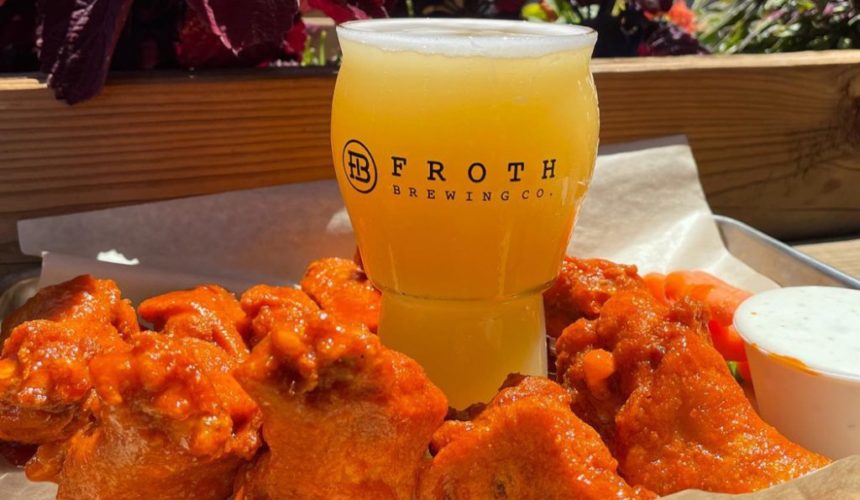 NEW: WINGNUTZ @ FROTH BREWING OFFERS BEER FLIGHTS & A WING SAMPLER LIKE NO OTHER